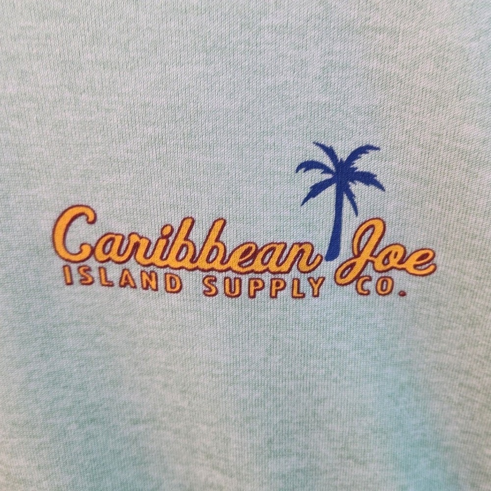 Caribbean Joe Island Supply Co. Long Sleeve T Shirt Mens M Beer Island Time - Picture 3 of 12